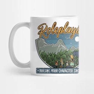 Roleplaying - Building your character since 1974 (Dusk) Mug